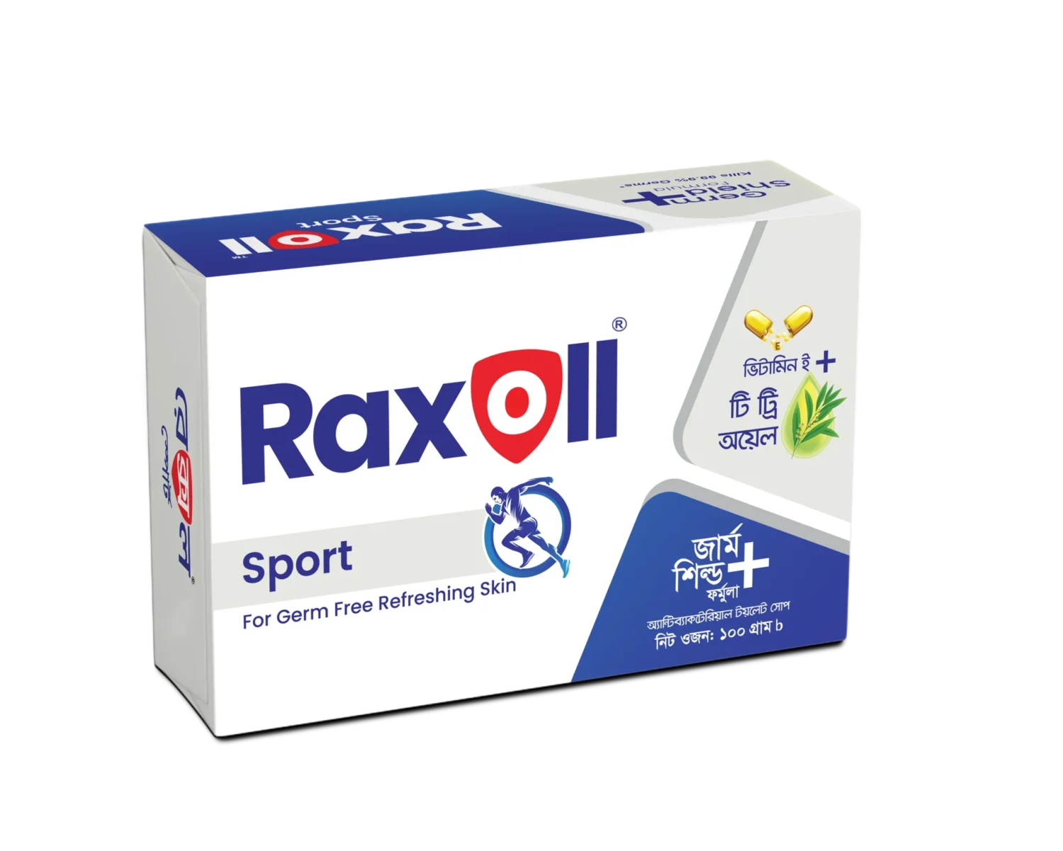 Raxoll Sport Antibacterial Soap | Germ Shield+ Formula