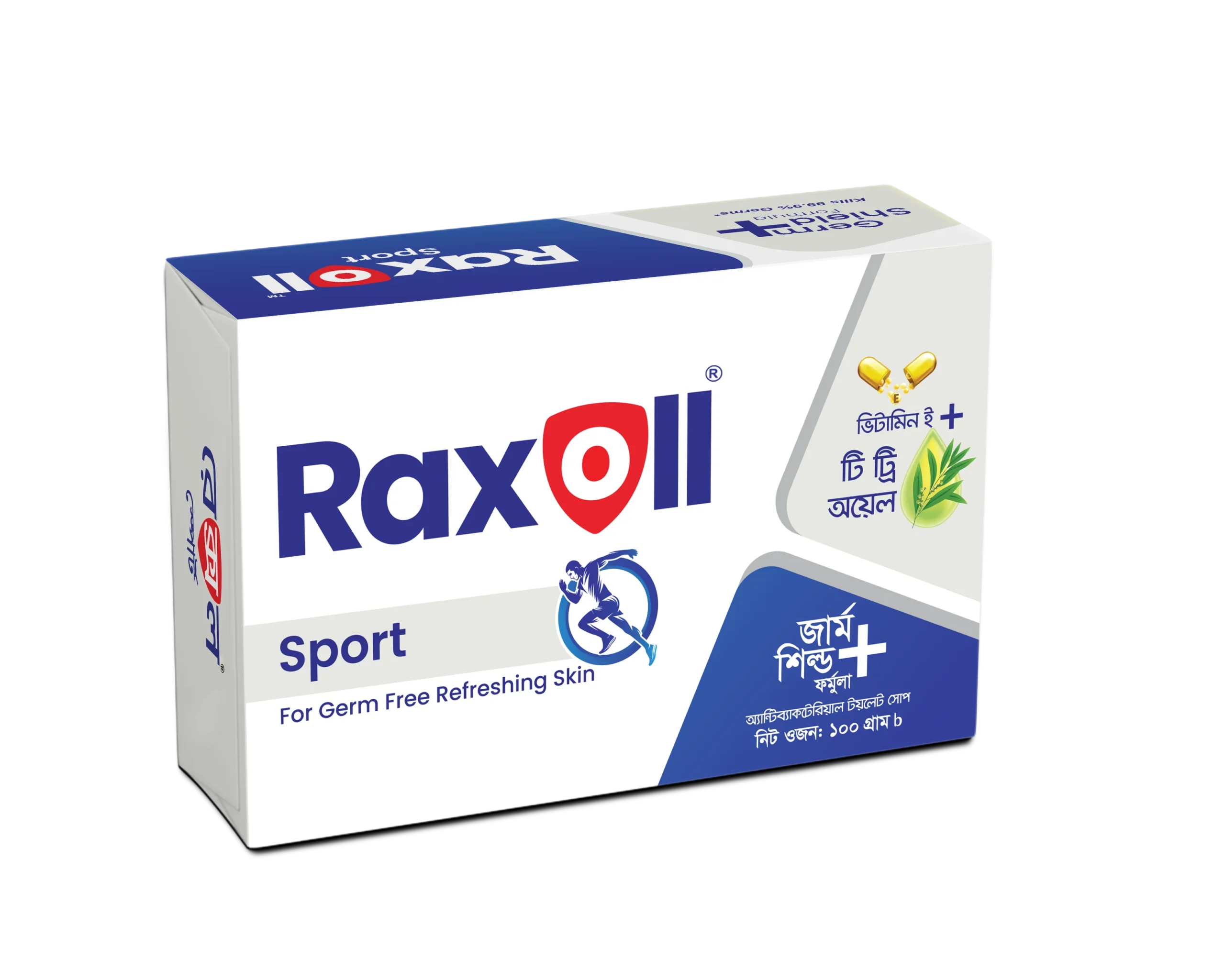 Raxoll Sport Antibacterial Soap | Germ Shield+ Formula