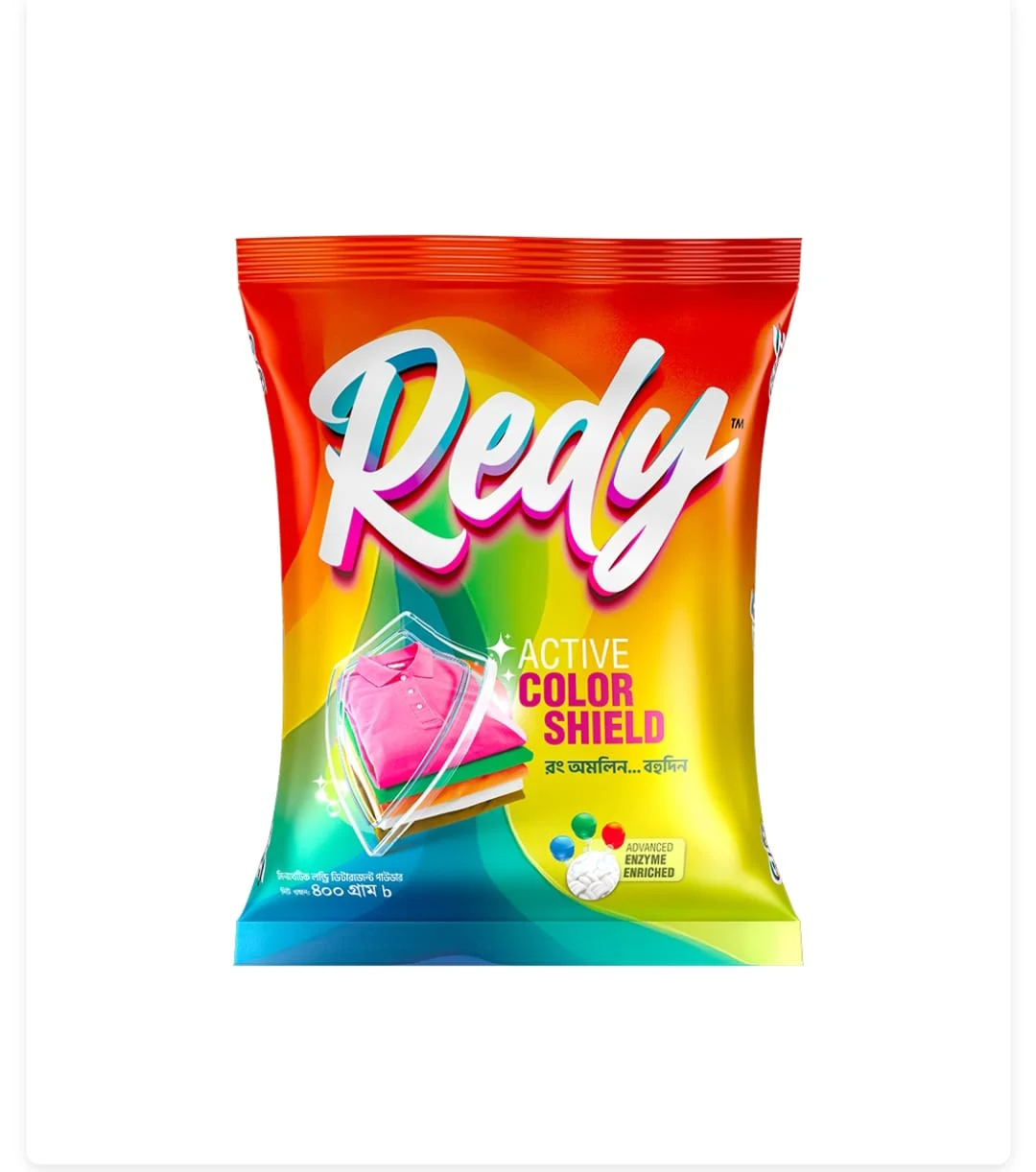 Redy Detergent Powder – Active Color Shield, Long-Lasting Freshness