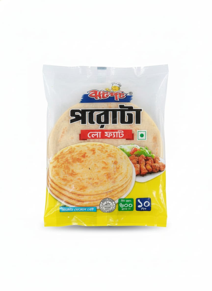 Jhatpot Paratha Low Fat 600gm(10Pic)
