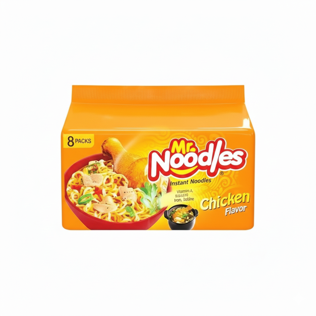 Mr. Noodles Chicken 496Gm(8 pack)