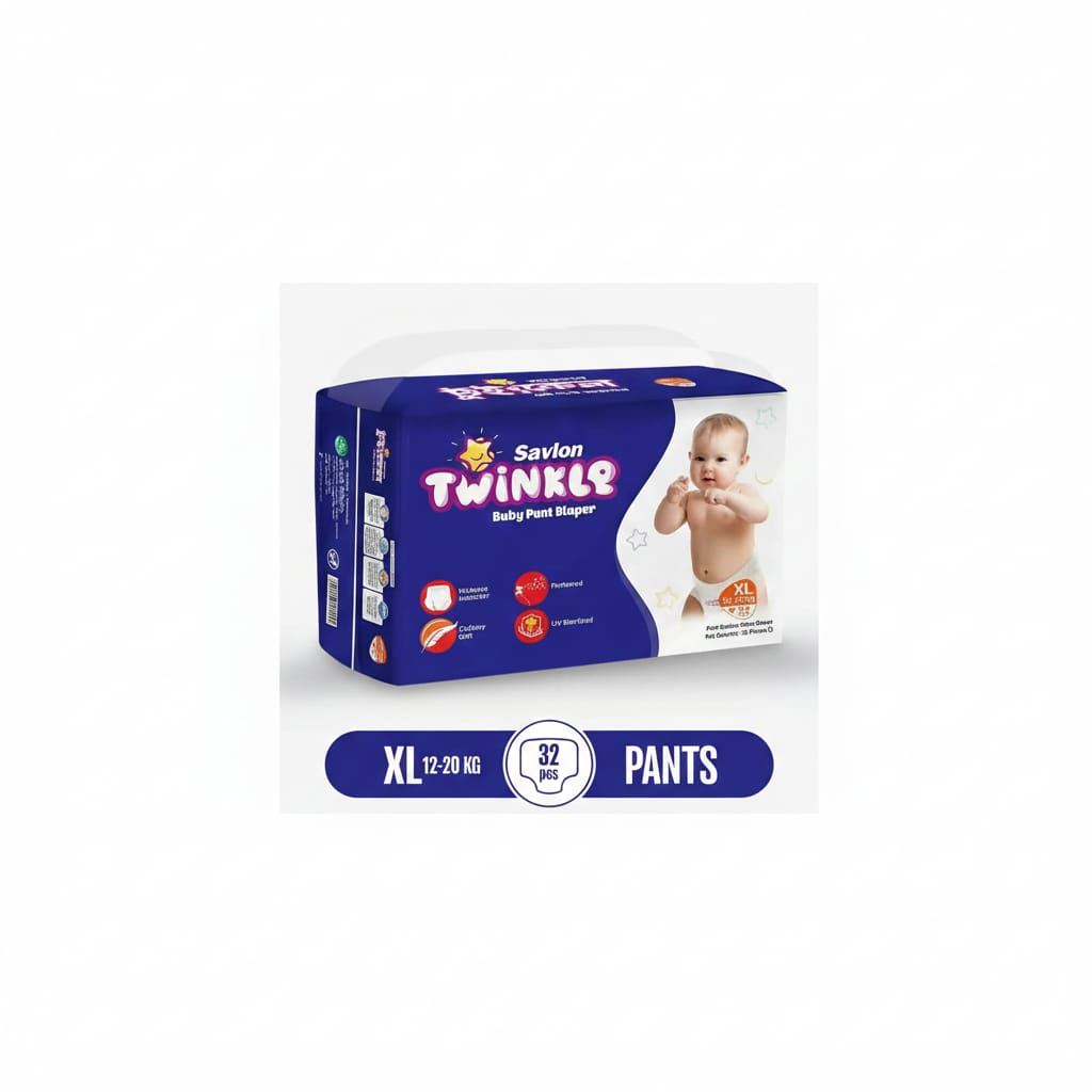 Savlon Twinkle Baby Pant Diaper XL(32 Pie)