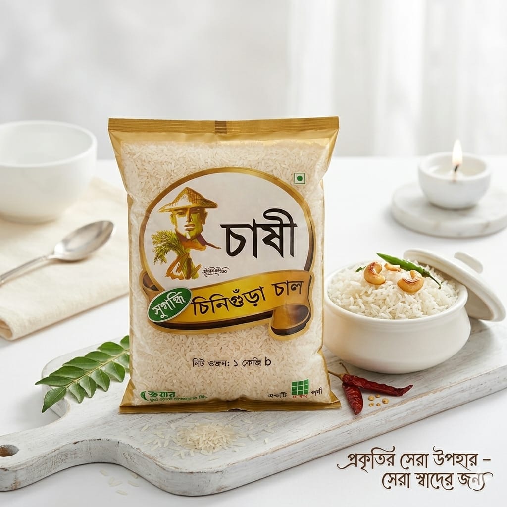 Chashi Aromatic Chinigura Rice 1kg - Image 2
